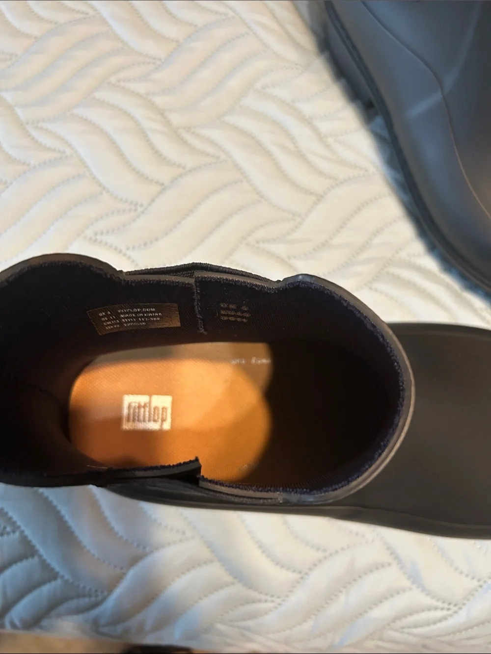 Fitflop women’s Matte Black Rain Boots